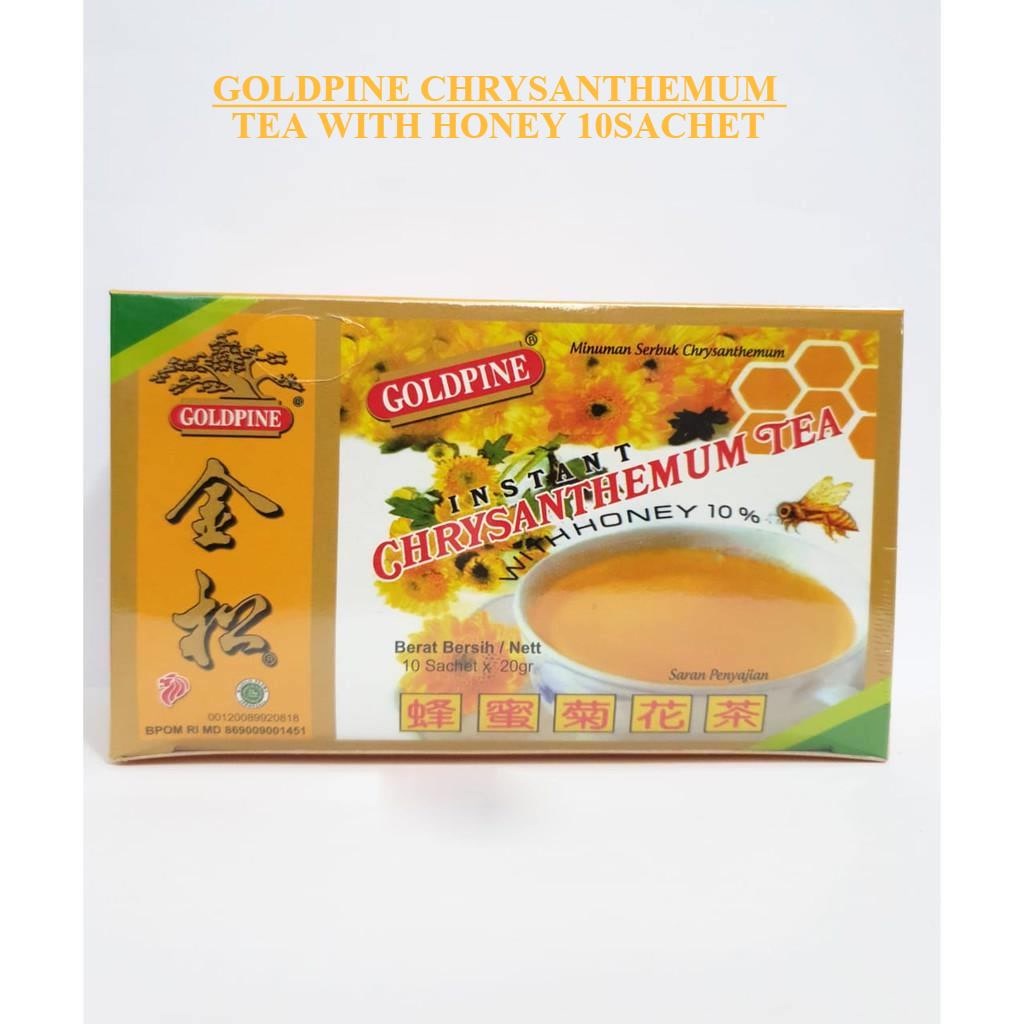 

( Kotak ) GOLDPINE Instant Chrysanthemum Tea With Honey teh 10 SACHET TEH KEMBANG SACHET TEH BUNGA KRISAN pereda panas dalam