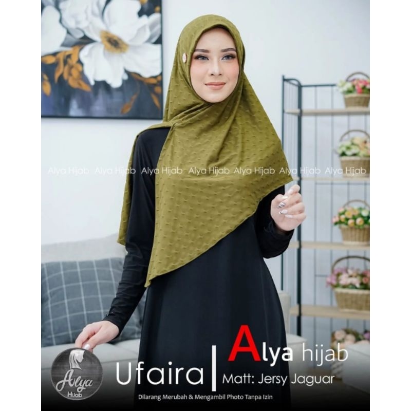 JILBAB UFAIRA//SEGITIGA INSTAN//SEGITIGA JERSEY JAGUAR//SEGITIAN INSTAN MOTIF / SYABANI_HIJAB