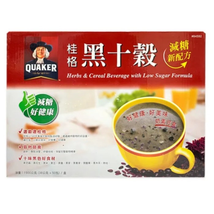 

Quaker Reduced Sugar Black Ten Grain Low Sugar (5 Sachet)