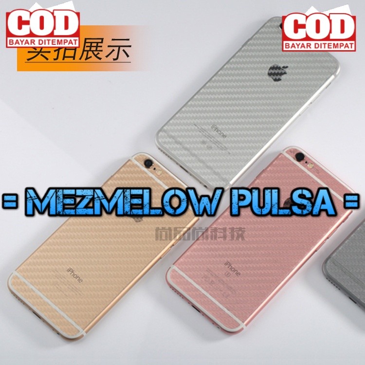 Stiker Garskin Skin Carbon Anti gores Belakang SAMSUNG S10 PLUS