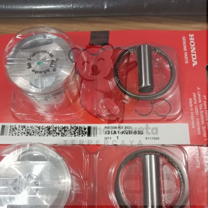 PISTON RING SEHER VARIO 110 KARBU OS SIZE STANDAR STD 50 100 ORI AHM - STANDAR/STD