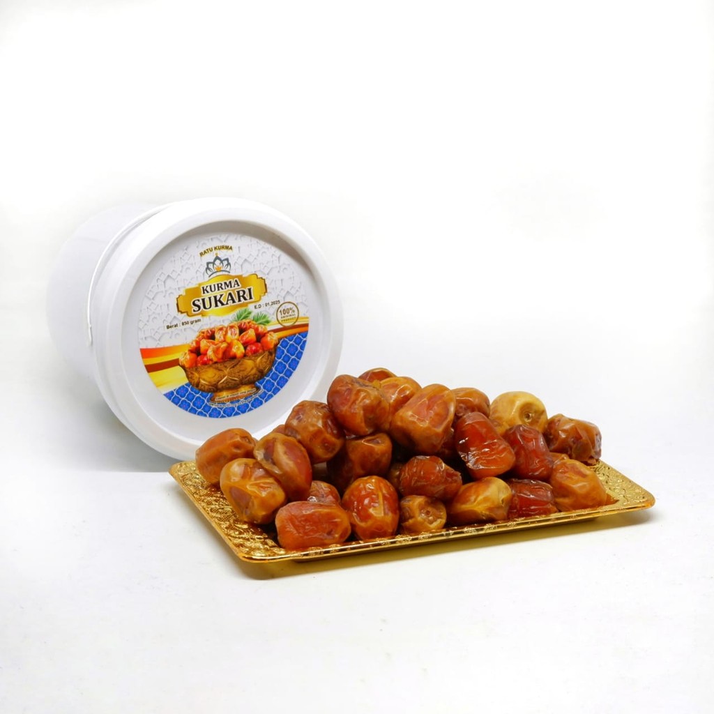 

Kurma Ruthob Sukari Sukkari Ember 850gr - Camilan Kekinian - Food, Snack Kering Manis kurma kering