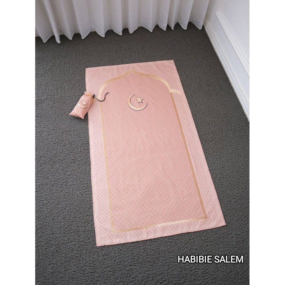 Sajadah Travel Habibie Ainun Sejadah Traveling souvenir haji umroh sajadah couple - HABIBIE SALEM /N