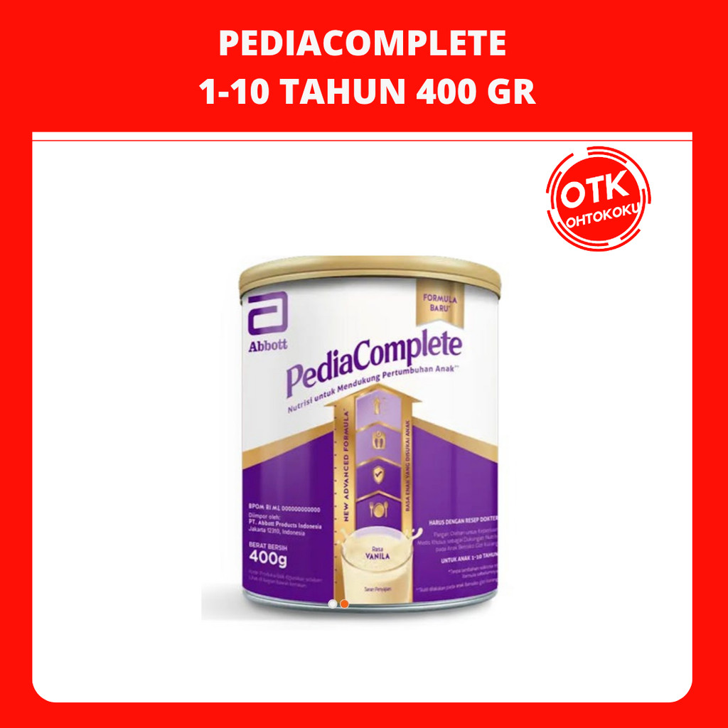 

Pediacomplete 400 gr Susu Mendukung Pertumbuhan Anak Usia 1-10 Tahun