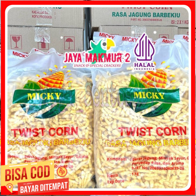 

1kg twist corn jagung bakar original tes