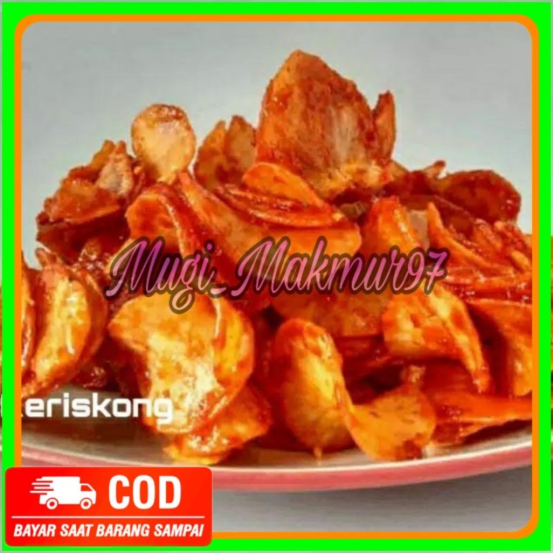 

(termurah) 250gram keripik singkong balado pedas