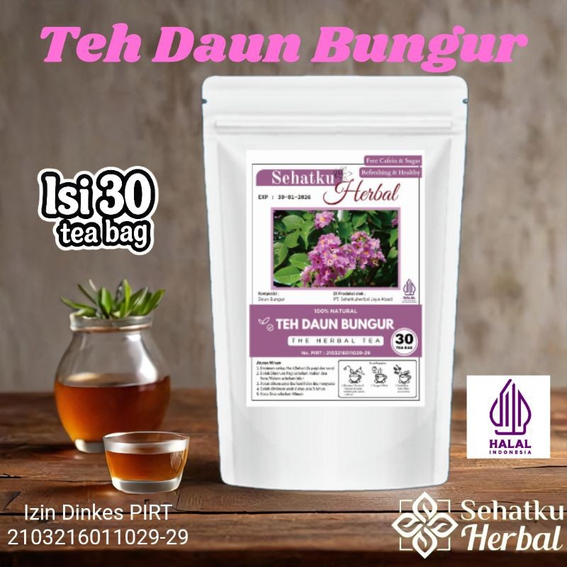 

SEHATKUHERBAL Teh Daun Bungur isi 30 tea bag