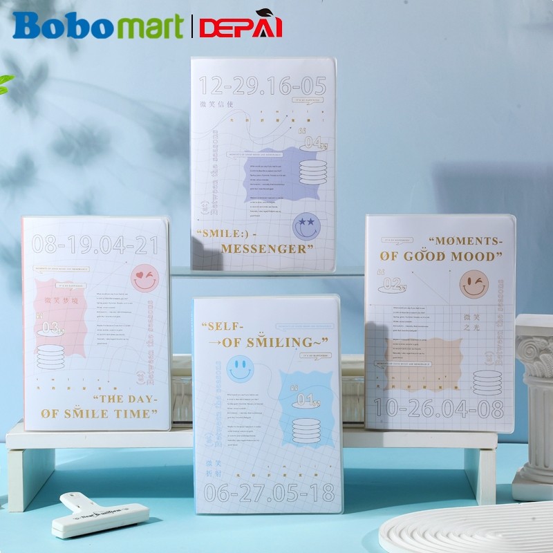 

BOBOMART 1PCS NOTEBOOK A5 DEPAI A5-DP82 COVER MIKA 76 LEMBAR SPIRAL AESTHETIC MOTIF KARAKTER MURAH