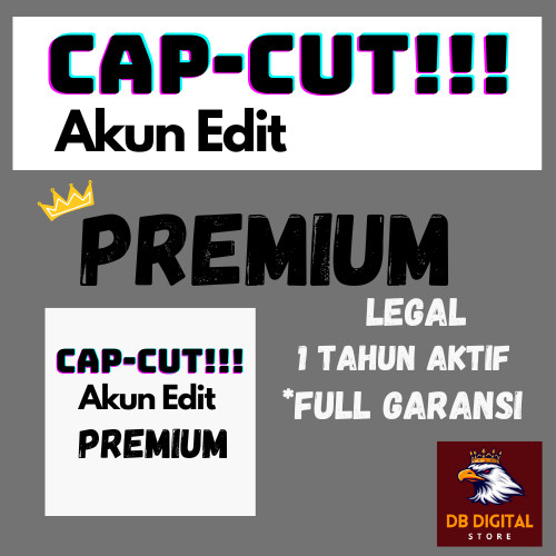 Akun Premium Capcut Bergaransi 1 Tahunn Termurah