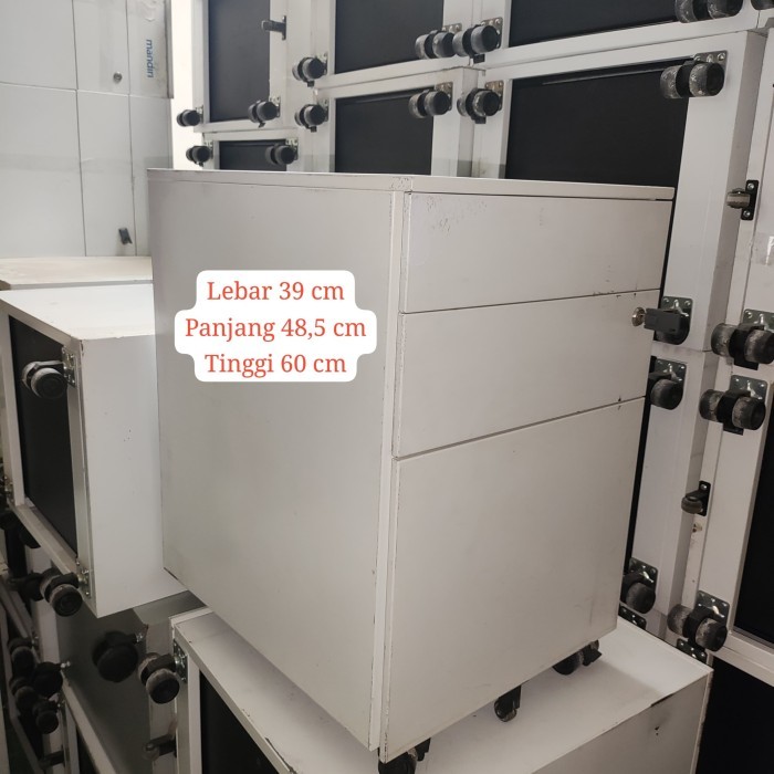 GK NAKAS BESI LACI 3 WARNA PUTIH