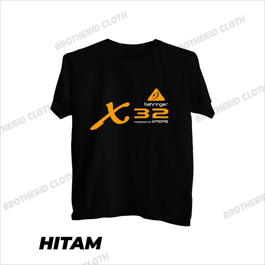 Kaos Behringer x32 By Midas Audio Baju Operator Sound System Sistem Original