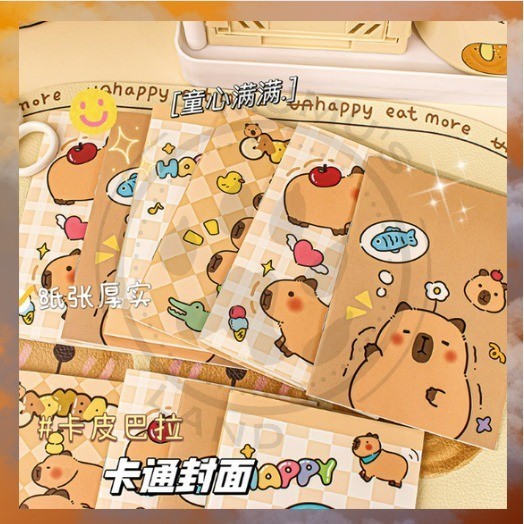 

ML Buku Tulis Mini Notebook Motif Capybara Astronot Girl Lucu / Buku Tulis Memo Kecil Karton / Buku Catatan Cartoon Mini Book Lucu Anak Sekolah Import