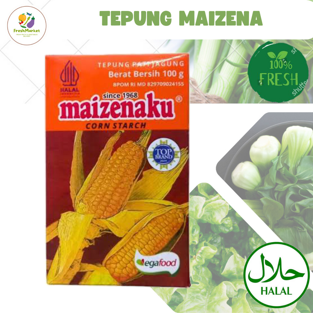 

Tepung Jagung Maizena Maizenaku 100 Gram Freshmarketlampung