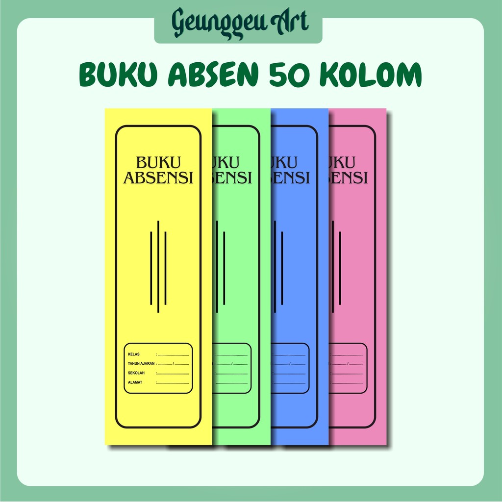 

BUKU ABSEN 50 KOLOM / BUKU ABSENSI