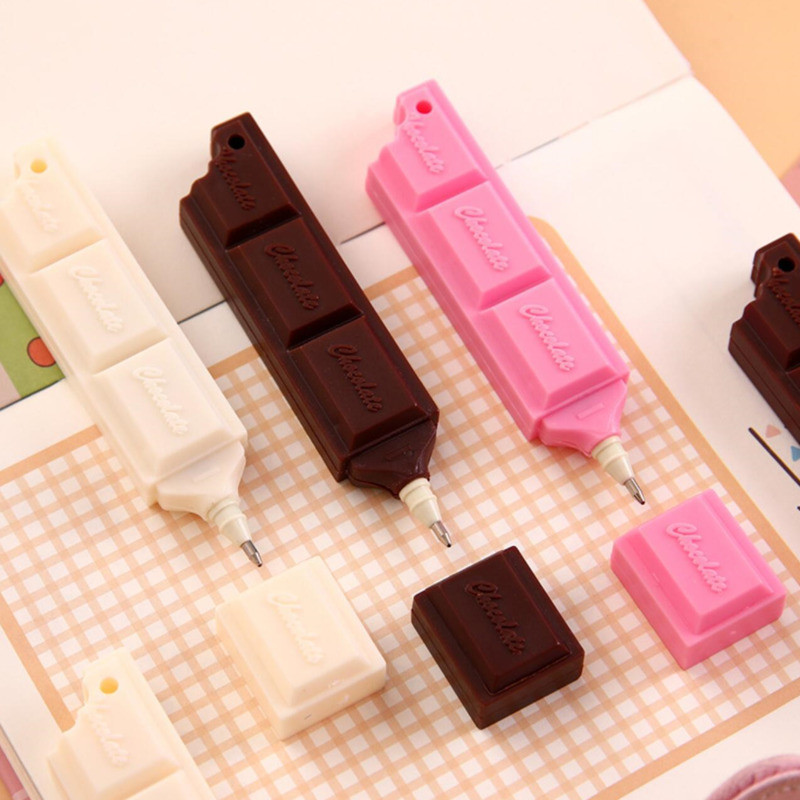 

1 Piece Cute Kawaii Chocolate Ballpoint Pen Office School Supply Creative Gift Ellen Brook Stationery Lovely Biscuit