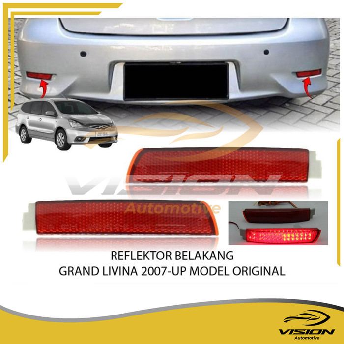 Lampu Reflektor Bumper Belakang Grand Livina