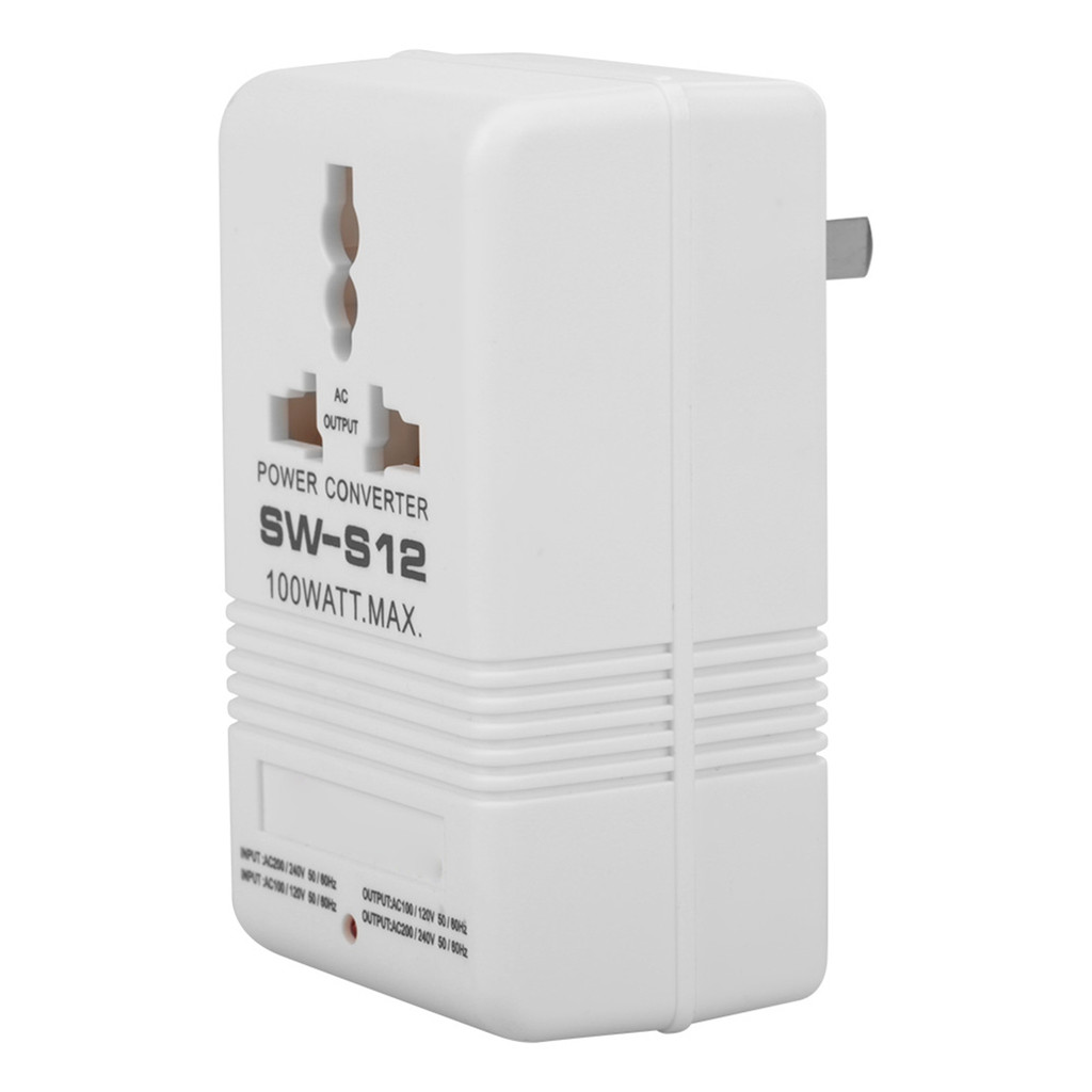 SW-S12  100W 110V/120V to 220V/240V StepUp&Down Voltage Converter Transformer (CN Standard Plug)