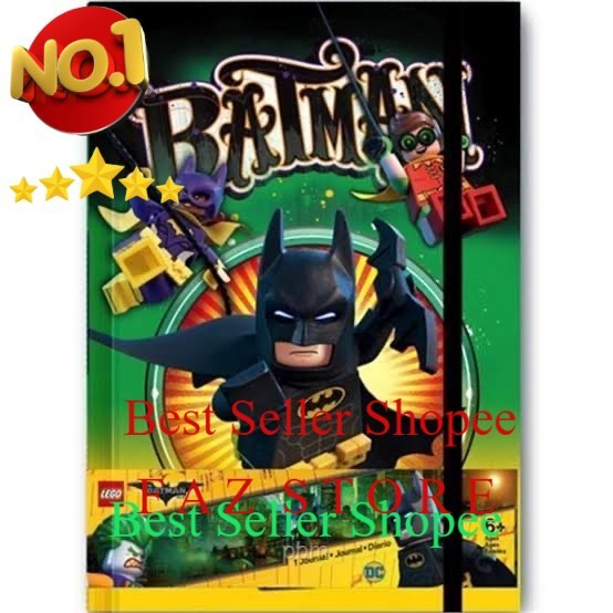 

The Lego Batman Movie A5 Hardcover Buku Jurnal/ Notes TOY FAZ STORE