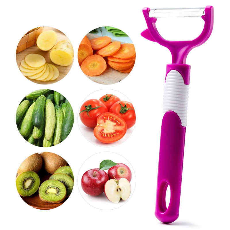 Peeler Ketapel Untuk Buah Dan Sayur Tajam /Peeler Dapur Warna Warni