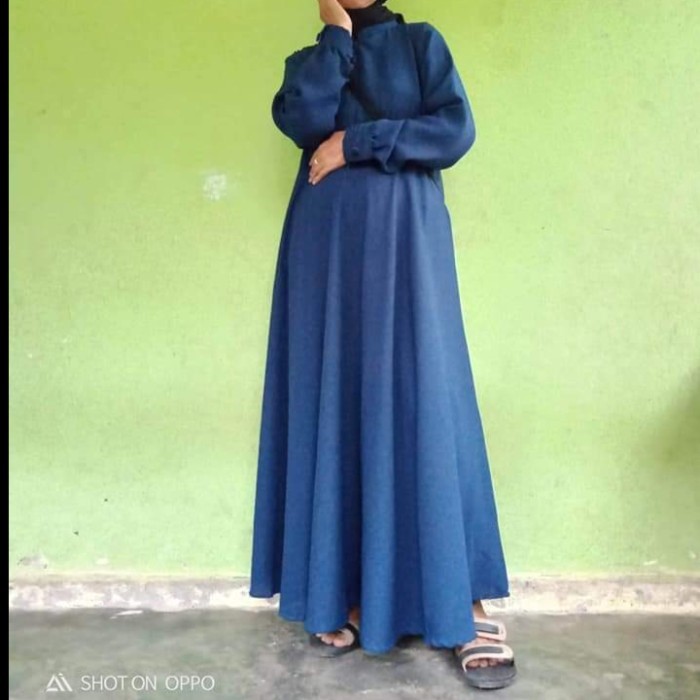 NEW -GAMIS NAVY POLOS/GAMIS BIRU POLOS/GAMIS HERMOSA/GAMIS POLOS/GAMIS PAYU - S