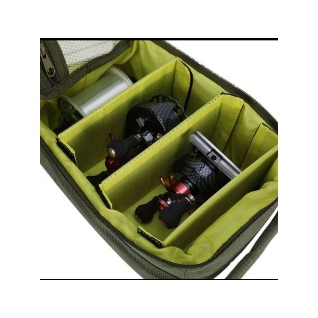 tas penyimpanan reel pancing anti air - fishing reel bag waterproof - tas untuk reel pancing profesi