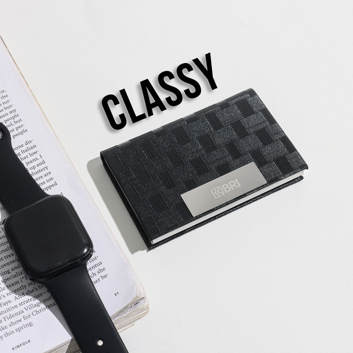 

[BIG SALE] Tempat Kartu Nama Stainless Buisness Card Holder Name Case Kotak - Classy, Polos