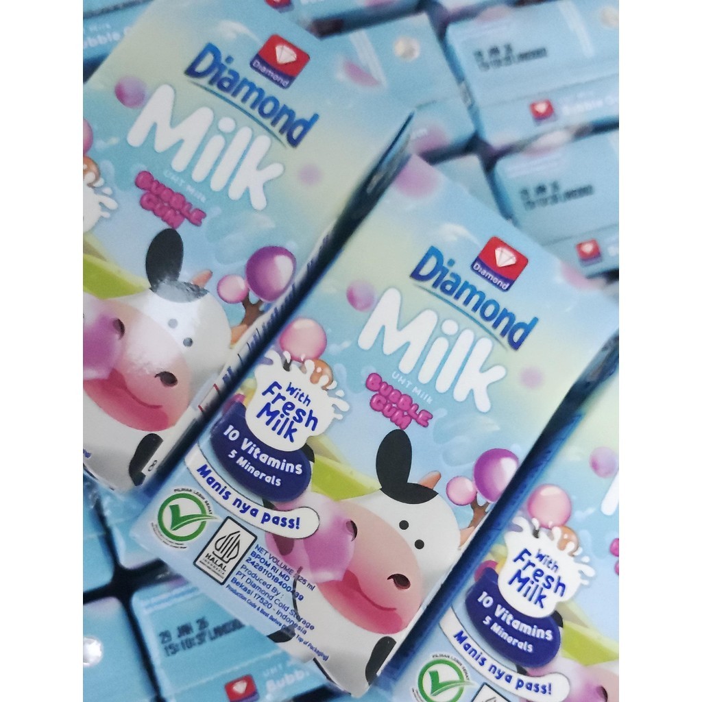 

Susu Diamond Milk Bubble Gum 125 mL PCS