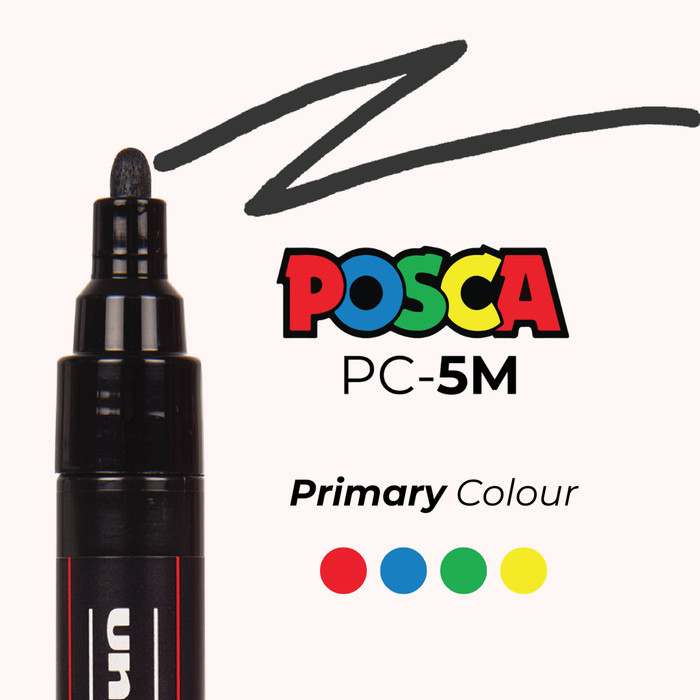 

Uni Posca Paint Marker PC-5M - Medium Point Primary Colour - Cokelat