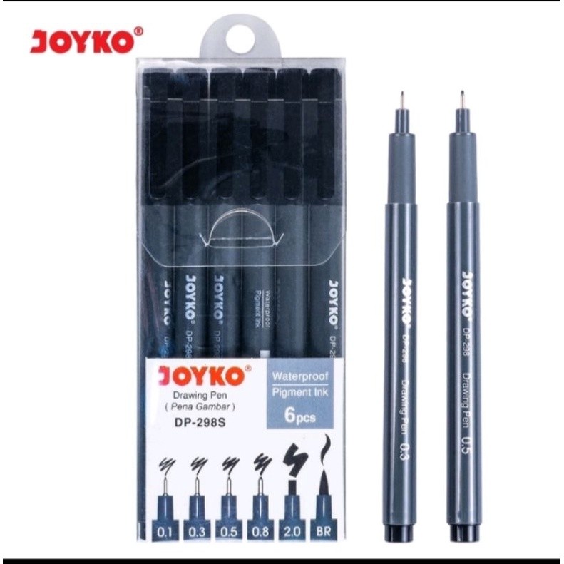 

(1pcs) drawing pen joyko isi 6 / pena gambar