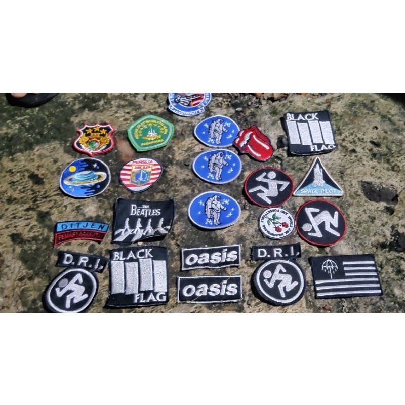 Bordir Bordir BORDIR LOGO CUSTOM SENDIRI /EMBLEM, BET, BORDIR NAMA BADGE,SIZE BESAR,SESUAI KEMAUAN S
