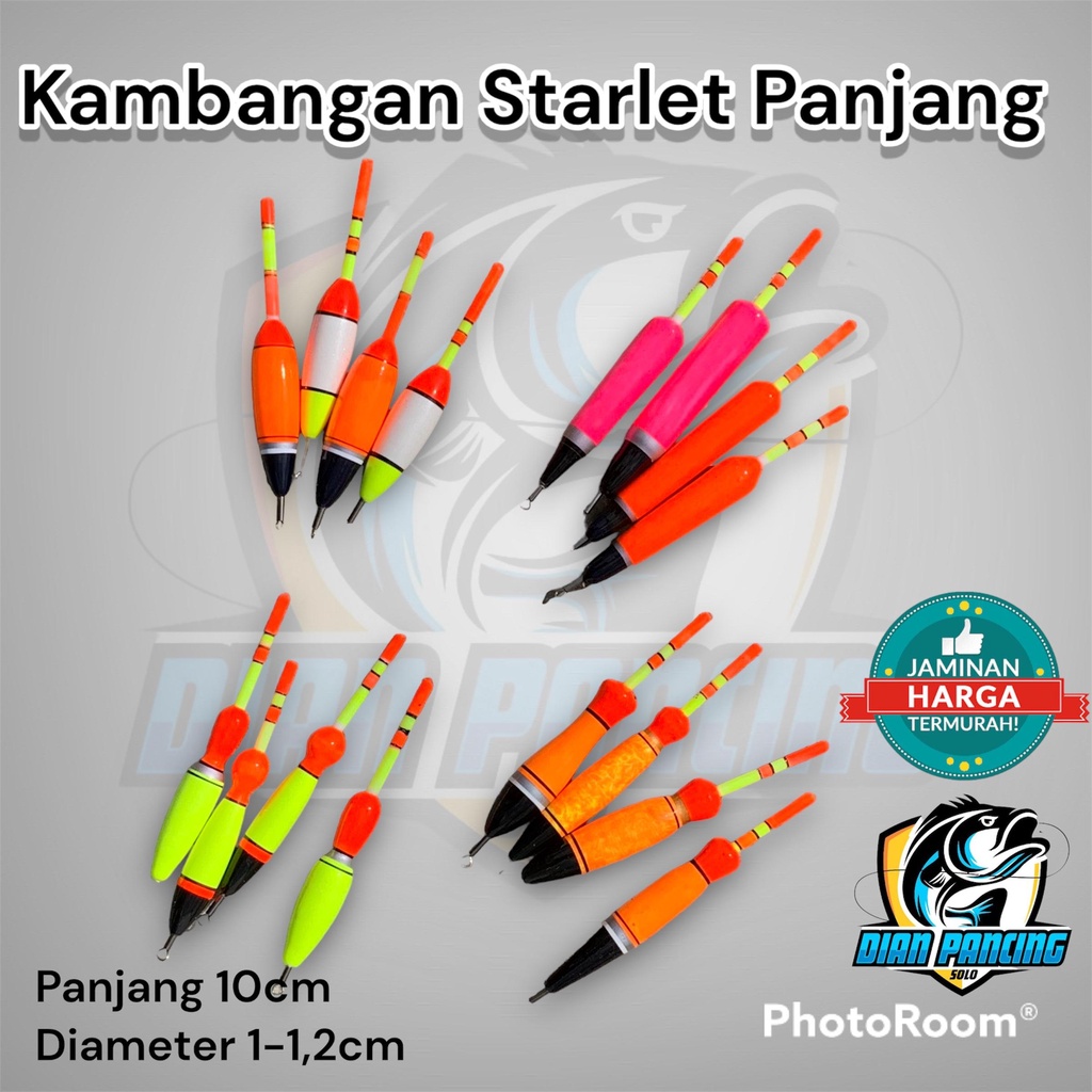 KAMBANGAN STARLET PANJANG untuk mancing ikan mas, nila. jaer, dll