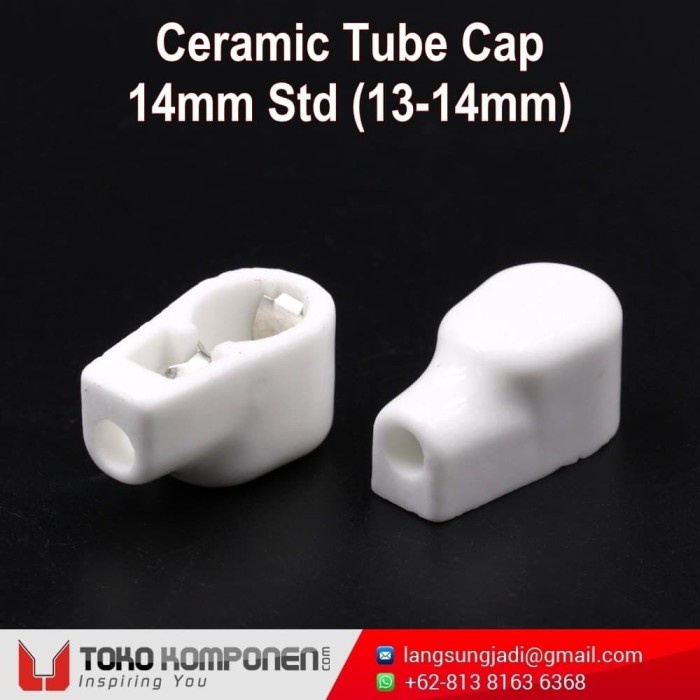 14mm Tube Cap Ceramic for 813 805 811 572B 809 Anode Socket