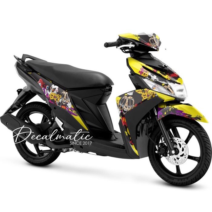 Decal Mio M3 Full Body Stiker Yamaha  Mio Z 125 Mickey Mouse Zombie 3
