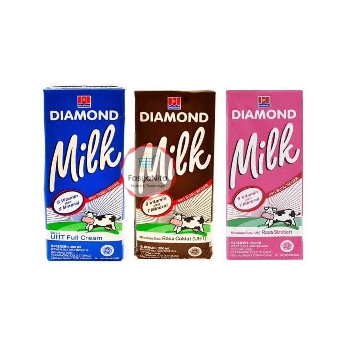 

Diamond Susu UHT [200 ml] - Coklat - Coklat - FasyAnita Mart Denpasar