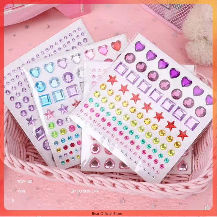 

BARU STIKER BINTANG KRISTAL DIY//STIKER KRISTAL BERLIAN 3D//STIKER KARTUN