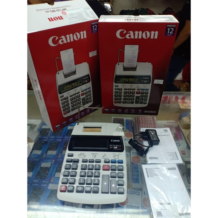 

Canon Calculator MP120-MG - Printing Struk Kasir Kalkulator 12 Digits