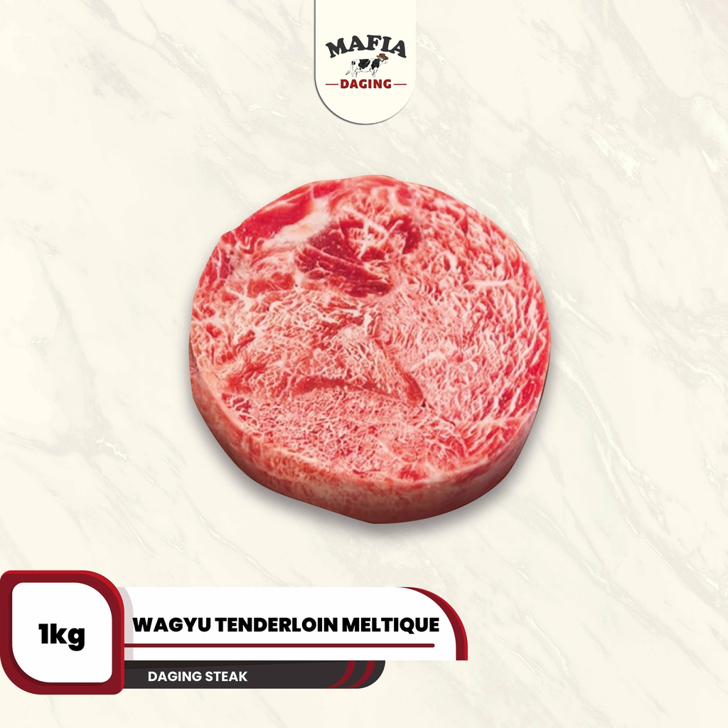 

[Mafia Daging] PROMO!!! Wagyu Daging Steak Tenderloin Meltique Prime Cut 1kg