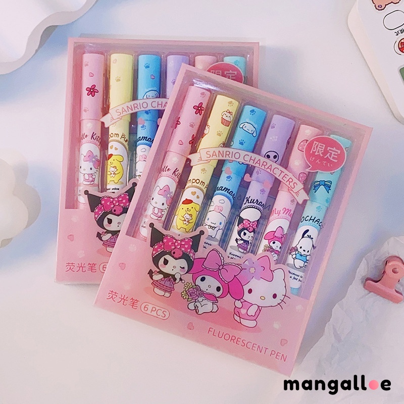 

Alat tulis spidol kartun lucu pelindung mata Sanrio yang kreatif -MGG