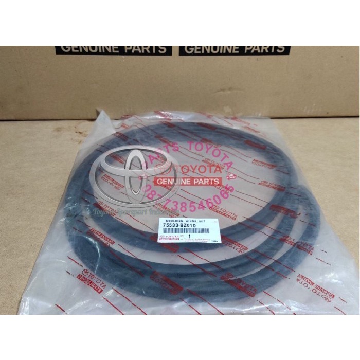 Lis List Karet Moulding Kaca Luar Depan Avanza Xenia 75533-BZ010 100% Original Toyota