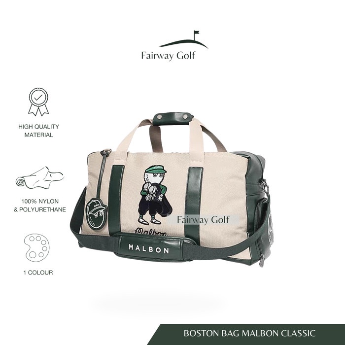 [New] Malbon Classic Boston Bag Golf MLB-002