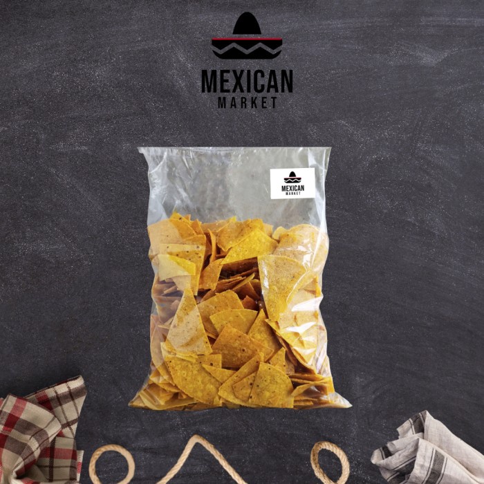 

Termurah [ Best Seller ] Fried Yellow Corn Tortilla Chips (Nachos) - 1 kg