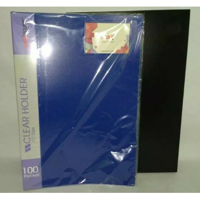 

Clear holder Inter X uk. Folio isi 100 lembar - Hitam