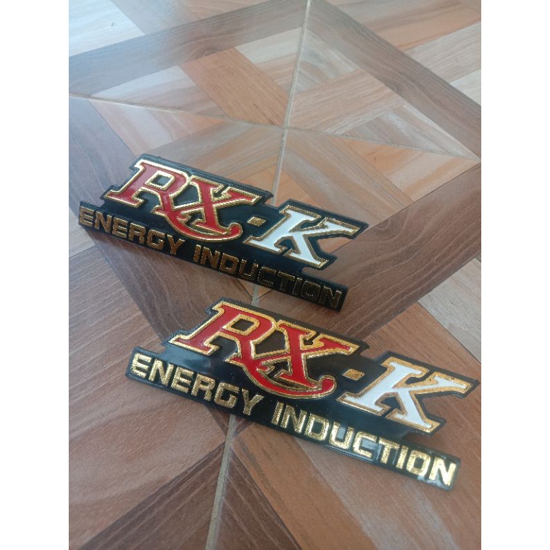 emblem cover samping Yamaha rxk 135 tutup kanan kiri bok aki tepong non ori