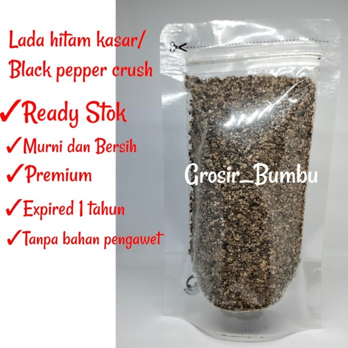 

New Produk Termurah Lada Hitam Pecah 100gram / Lada Hitam Crack / Black Pepper Crushed