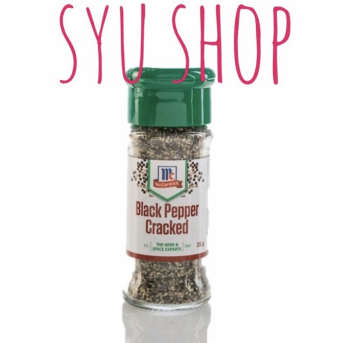 

Bisa COD McCormick black pepper cracked coarse 35gr mc cormick blackpepper