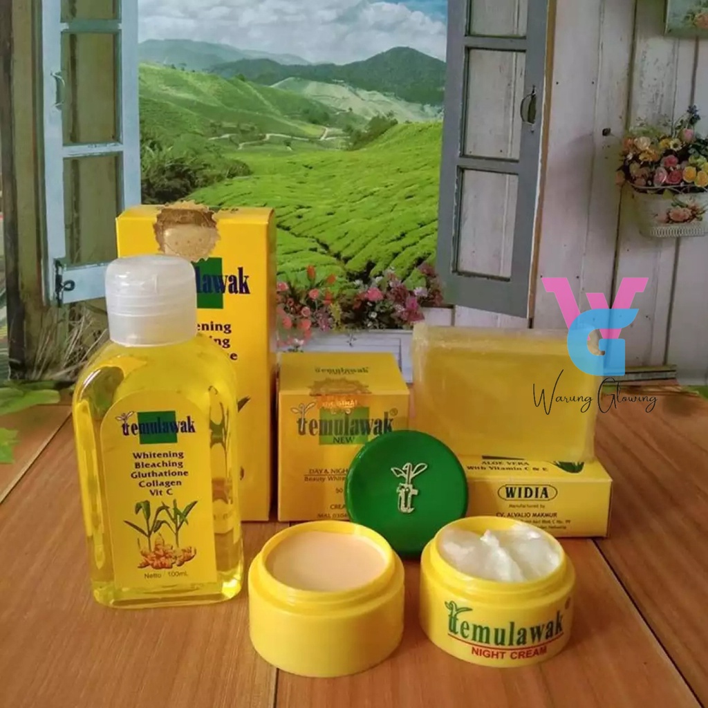 PAKET CREAM TEMULAWAK ORIGINAL / ( Krim Temulawak , Sabun, dan Toner)