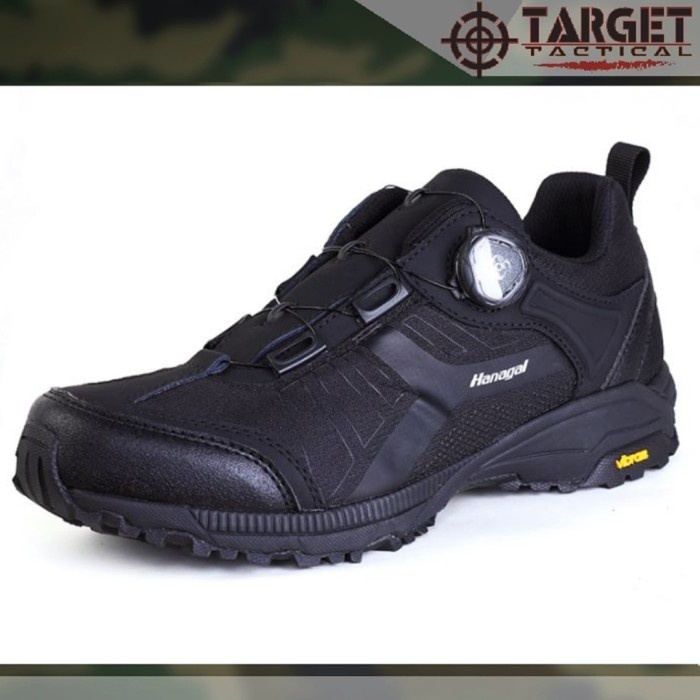 TARGET MILITARY - Sepatu Tactical Hanagal Phantom BOA System 4 Inch USA ORIGINAL - Hitam