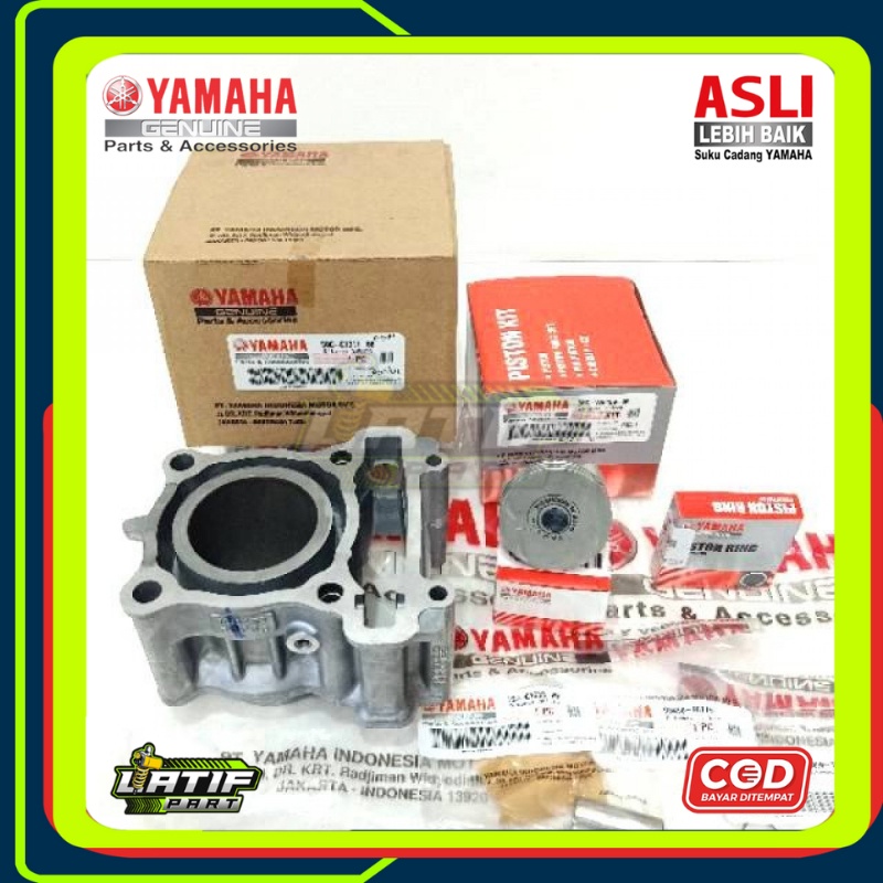 BLOK SEHER+PISTON KIT JUPITER MX NEW/JUPITER MX OLD (50C) ORIGINAL YAMAHA