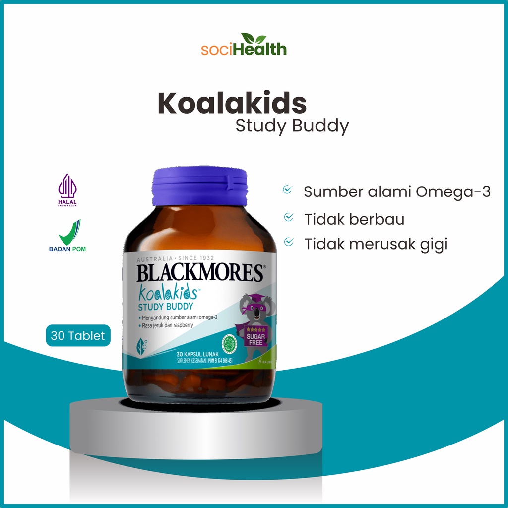 Blackmores koala kids body shield & fruity fishies - multivitamin vitamin a c d d3 e anak - minyak i