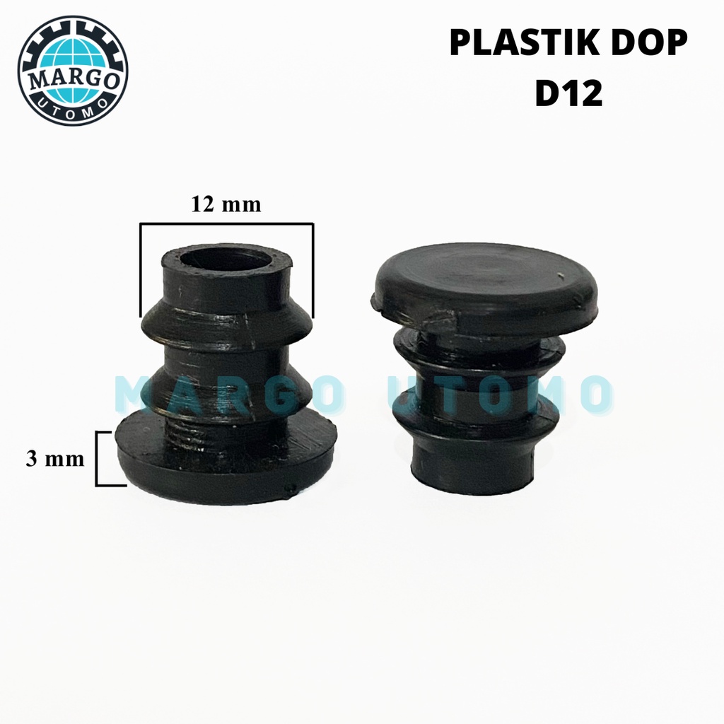Plastik Tutup Pipa Besi Bulat DOP 12 mm